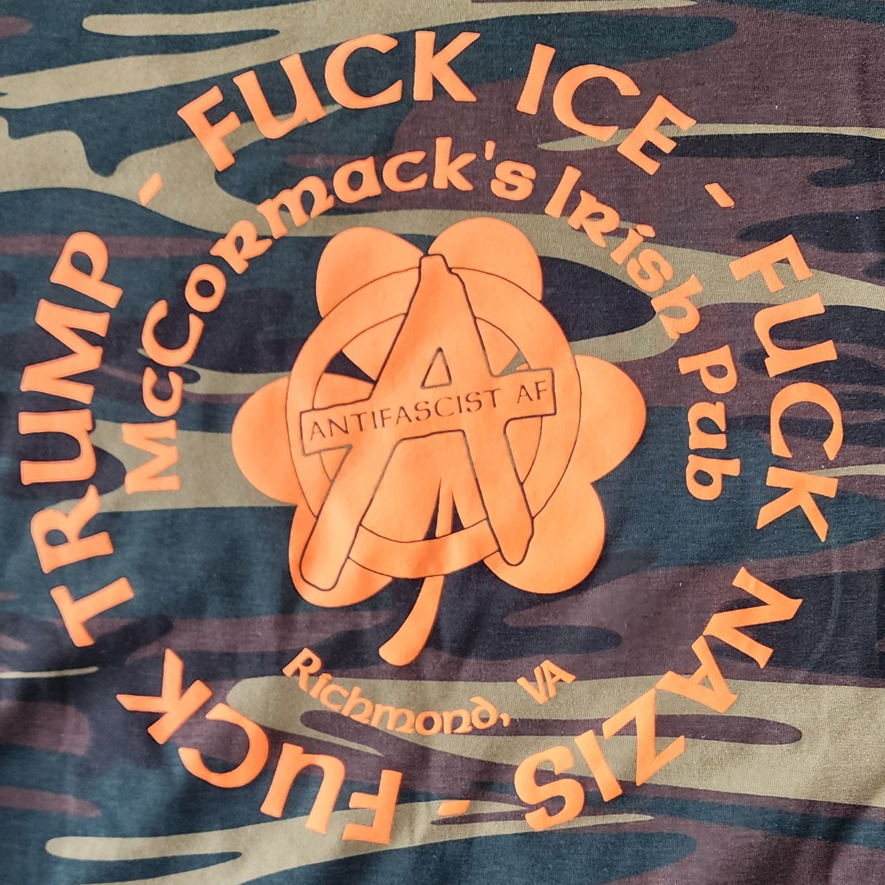 Mccormack's camo t shirt