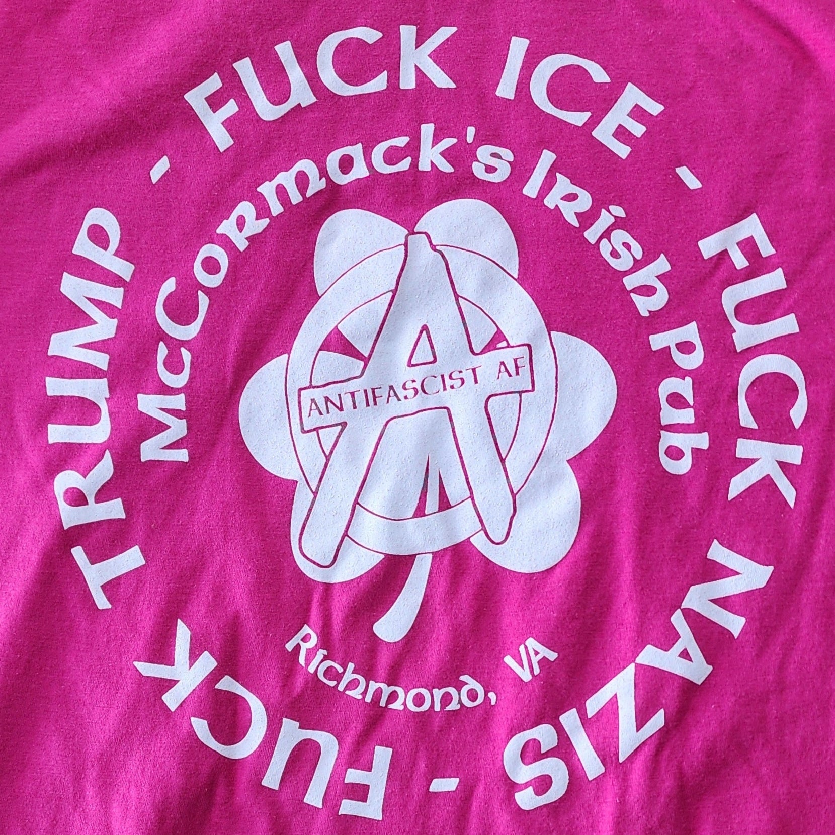 Mccormack's pink t shirt